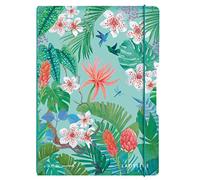 Herlitz Cuaderno flexible A4, 2 x 40 hojas, cuadriculado y rayado, diseño de Ladylike Jungle