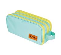 Herlitz- Doble Perezoso, Color Menta/Amarillo, kindergepäck (50043736)
