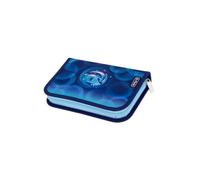 Herlitz Dolphin Ride Estuche Escolar Plegable - 2 Chanclas, 31 Piezas Equipamiento, Organizador, Azul Marino Azul Marino (14 x 20,3 x 3,5 cm)