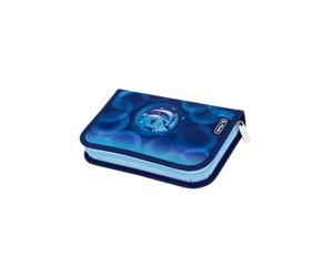 Herlitz Dolphin Ride Estuche Escolar Plegable - 2 Chanclas, 31 Piezas Equipamiento, Organizador, Azul Marino Azul Marino (14 x 20,3 x 3,5 cm)