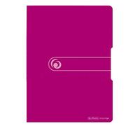 Herlitz Easy Orga To Go 11226628 - Carpeta con pinza (poliestireno, A4), color rosa