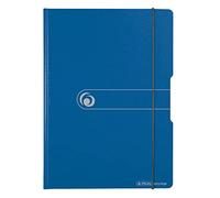 Herlitz Easy Orga To Go - Carpeta con pinza (poliestireno, A4), color azul