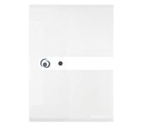 Herlitz Easy Orga To Go - Lote de sobres con cierre de broche (6 unidades, polipropileno, A4), transparente