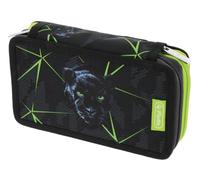 Herlitz® Estuche Escolar de Doble Compartimento Plegable con Accesorios de 23 Piezas | Organizador de Accesorios, Suministros Escolares | Set para niños | Cremallera | Joven | Niño | Vida Salvaje,