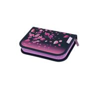 Herlitz Estuche Escolar Plegable Sin Equipamiento 2 Chanclas - Organizador con Borradores, Acolchado, Mezcla de Patrones y Colores 2025 (20,5 x 14 x 3,8 cm)