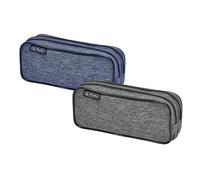 Herlitz Estuche para lápices Escolar | Cremallera | Estuche Organizador de Bolígrafos Plumas Lápices Lápices Accesorios | Robusto | Niños Adolescentes | Tejido de Punto, Multicolor, Organizador