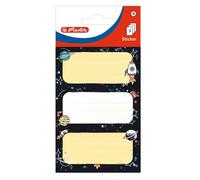 Herlitz: Etiquetas de cuaderno, paquete de 9 - Espacio