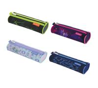 Herlitz Faulenzer Ovalado, sin Relleno, 4 diseños Surtidos (¡no es Posible Elegir!), 1 Unidad, Diseños Surtidos, Estuche Escolar