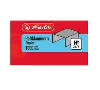 Herlitz Grapas 24/6 2 x 1000 unidades BLK