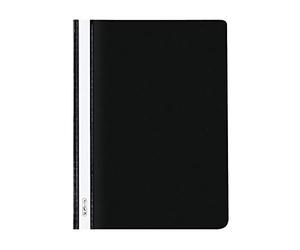 herlitz - herlitz chemise a lamelle, format A4, en film PP, noir