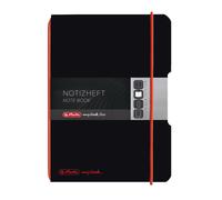 herlitz - herlitz Notizheft my.book flex, A6, PP-Cover, schwarz
