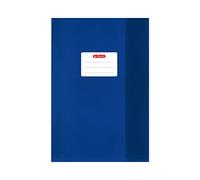 Herlitz Juego de 25 fundas para cuadernos, tamaño A5, color azul oscuro