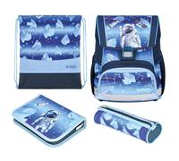 Herlitz Kids Loop Plus - Mochila escolar, color azul, azul, 31 x 22 x 37 cm, 17 l