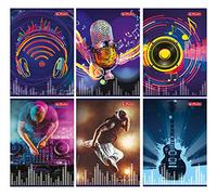 herlitz Libro A4, Cuaderno 60 tarjetas, música