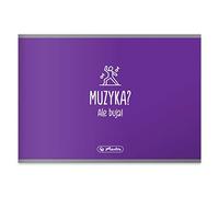 Herlitz Libro de música A5 16 hojas en objeto de línea musical