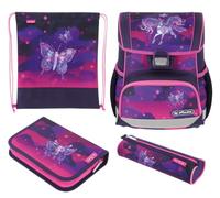 Herlitz Loop Plus Mochila Escolar, Niñas, Morado, 37 x 31 x 22 cm