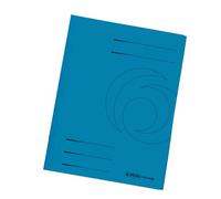Herlitz - Lote de carpetas (10 unidades, material reciclado, A4, con 3 solapas), color azul
