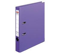 Herlitz max. File Protect + 10834729 - Carpeta (tamaño A4, lomo de 5 cm), color negro y morado