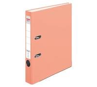 Herlitz maX.File Protect 50028474 - Carpeta (A4, 5 cm, con etiqueta de lomo, 1 unidad), color salmón