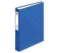 Herlitz max. File Protect - Archivador de anillas A5, mecanismo de 2 anillas de 25 mm, altura de relleno, color azul y azul