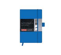 Herlitz my.book Classic 11369121 - Cuaderno de notas (A6, con líneas, 96 hojas), color azul