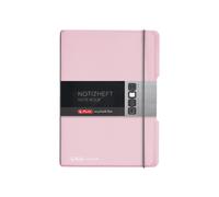 Herlitz my. book flex - Cuaderno (A5, de cuadrícula, Rose rosa (b)