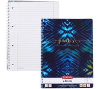 herlitz New Batic Fearless - Cuaderno de espiral (A4, 80 hojas, líneas, 27), diseño de New Batic Fearless
