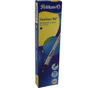 Herlitz Pelikan Fineliner 96® Blue, Pack of 10 in Box Pack of 10 Blue