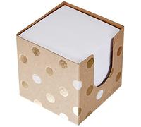 Herlitz Pure Glam nota autoadhesiva Plaza Oro, Blanco 700 hojas - Notas autoadhesivas (90 mm, 90 mm, 700 hojas, Caja)
