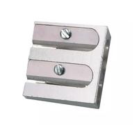 Herlitz Fancy - 1 Sacapuntas Doble de Metal con Doble Agujero para Lapiceros