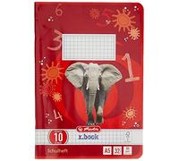 herlitz Schulheft x.book, DIN A5, Lineatur 10 / kariert