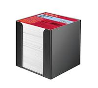 Herlitz 700 Sheet Cube Note Box - Black Black Zettelkasten