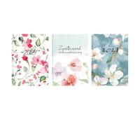 herlitz Temporizador A5 Flowers 2027, 3 diseños diferentes, 1 unidad | No es posible elegir el diseño, un día por página