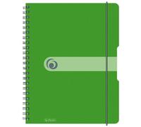 Herlitz To Go - Cuaderno de espiral (80 hojas), color verde