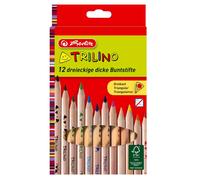 Herlitz Trilino - Lápices de colores (de madera), multicolor