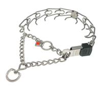 Herm Sprenger Collar de Garras de Acero Inoxidable con Cadena de Montaje y Hebilla de Clic para Perros pequeños, medianos y Grandes, Collar de Entrenamiento con Apertura rápida