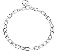 Herm Sprenger Collar de perro de acero cromado con eslabones medianos, collar de entrenamiento profesional para perros pequeños, medianos y grandes, cadena deslizante de corrección fabricada en