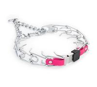 Herm Sprenger Collar de perro de acero cromado con hebilla ClicLock de liberación rápida e inserto de biothane, collar de entrenamiento para perros, fabricado en Alemania (rosa maracuyá, 63,5 x 4,0 mm