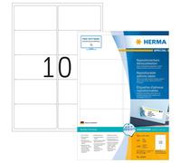 Herma 10316 - Etiquetas de dirección reposicionables A4, 99,1 x 57 mm, papel mat