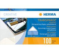 Herma 1302 Transparol Monedas-Formato de fotos gigante 100 piezas Transparente