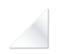 HERMA 1411 - Fundas Triangulares Grandes (140 x 140 mm, película de Polipropileno), Autoadhesivas, permanentes, 100 Esquinas Adhesivas, Transparente