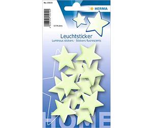 Herma 15019 Sterne - Pegatina Luminosa con diseño de Estrellas Mini, 16 x 9 cm