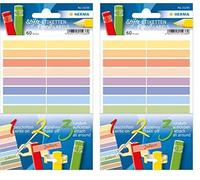HERMA 15238 lápices de etiquetas, 10 x 46 mm, 60 unidades (Paquete de 2)