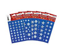 Herma 15501 - Pegatinas decorativas (378 unidades), diseño de estrellas, color plateado
