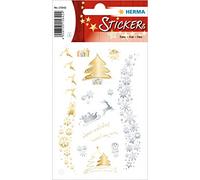 HERMA 15642 - Lote de 14 pegatinas de Navidad (1 hoja), transparente