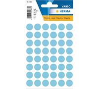 HERMA 1863 Pegatinas de puntos adhesivos azul claro, 240 unidades, diámetro de 13 mm, 48 por hoja, autoadhesivas, puntos de marcado para calendarios, planificadores, manualidades, mate, papel en