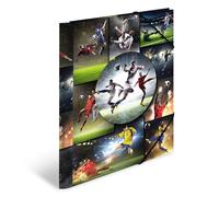 HERMA 19298 Carpeta de dibujo Sport con motivo de Fútbol, A3, plástico resistente, con impresión interior, carpeta de 1 palmo