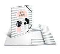 HERMA 19317 Carpeta de dibujo SPARKling con motivo de Cactus, A4, cartón resistente, con impresión interior, carpeta de 1 palmo