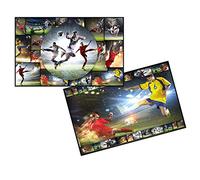 HERMA 19381 Sport Football - Juego de 3 alfombrillas de escritorio (55 x 35 cm, antideslizantes, fáciles de limpiar, de cartón resistente, para niños