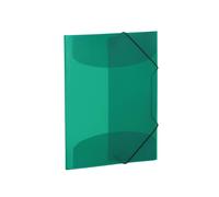 Herma Carpeta de dibujo 19521 A3 translúcido Verde oscuro plástico resistente 3 solapas interiores